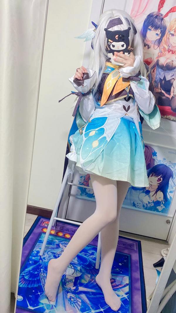    白栎Shirly - 流萤 Firefly 崩坏星穹铁道Cosplay镜面自拍丝袜私房写真 [76P]第33张图片