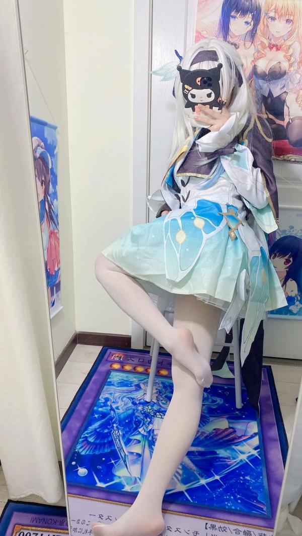    白栎Shirly - 流萤 Firefly 崩坏星穹铁道Cosplay镜面自拍丝袜私房写真 [76P]第34张图片