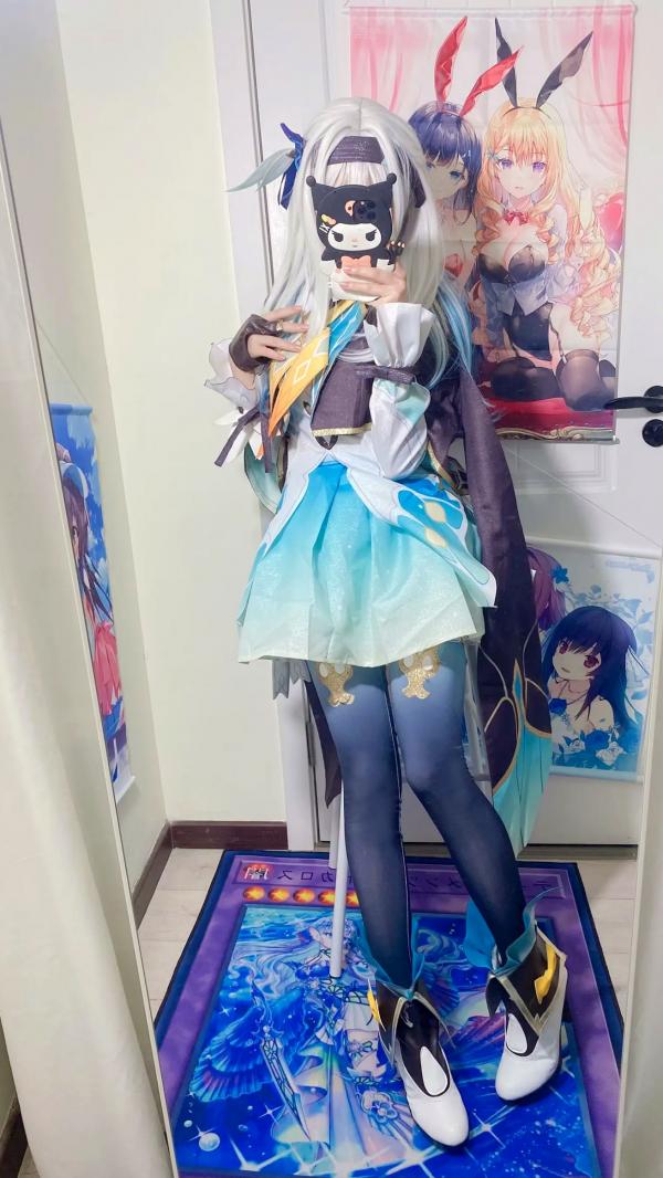    白栎Shirly - 流萤 Firefly 崩坏星穹铁道Cosplay镜面自拍丝袜私房写真 [76P]第37张图片