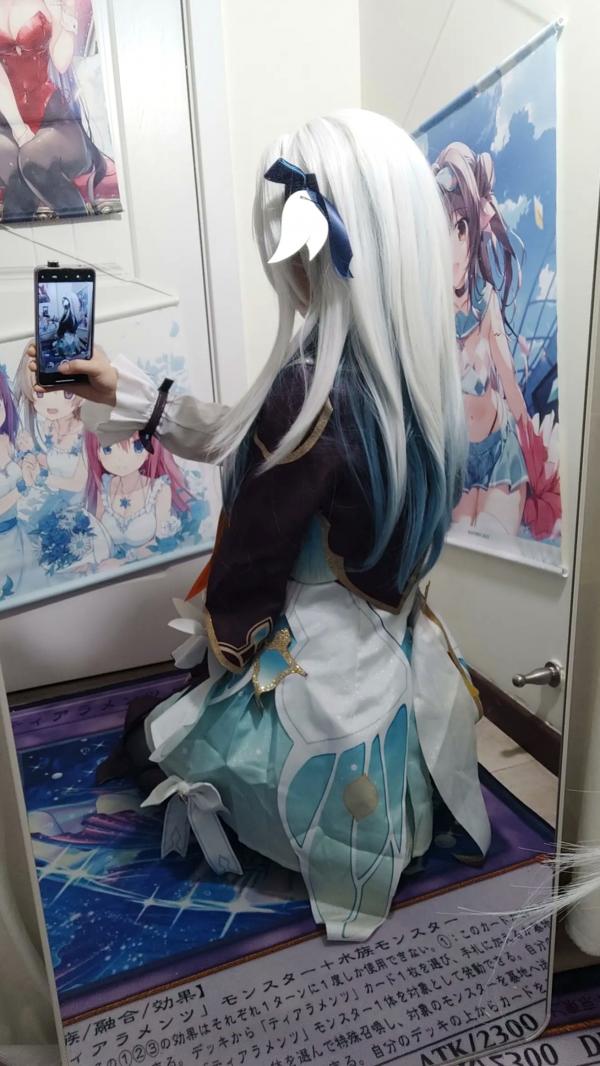    白栎Shirly - 流萤 Firefly 崩坏星穹铁道Cosplay镜面自拍丝袜私房写真 [76P]第38张图片
