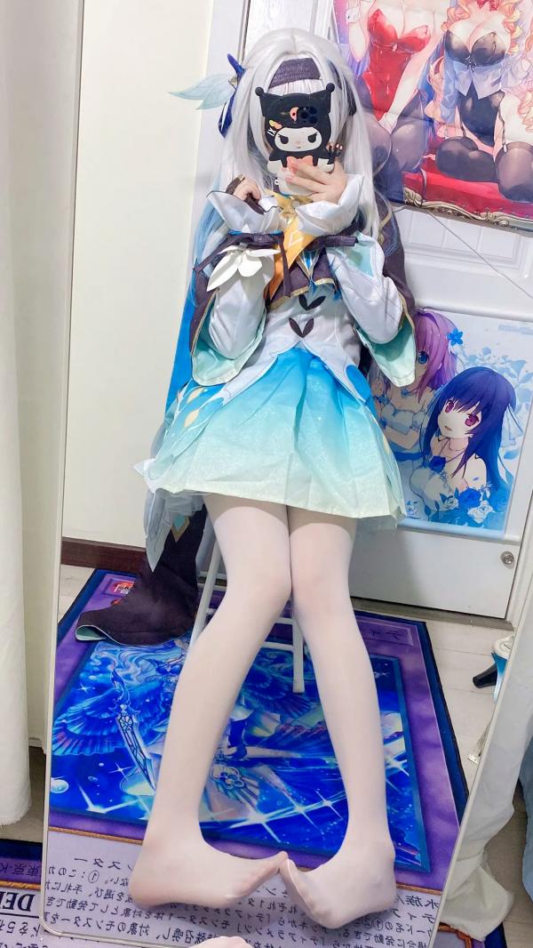    白栎Shirly - 流萤 Firefly 崩坏星穹铁道Cosplay镜面自拍丝袜私房写真 [76P]第39张图片