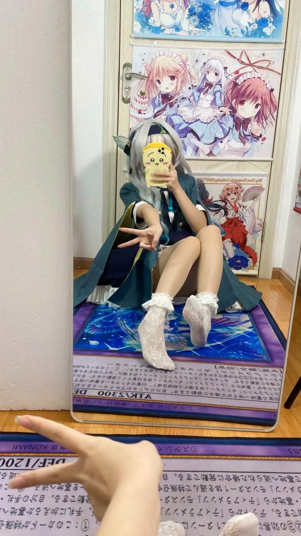    白栎Shirly - 流萤 Firefly 崩坏星穹铁道Cosplay镜面自拍丝袜私房写真 [76P]第57张图片