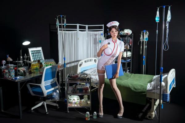 奈汐酱nice 奈汐酱  奈汐酱nice - 禁忌心动护士角色扮演，极致诱惑制服诱惑，高清美图私房照赏析 [80P]第11张图片