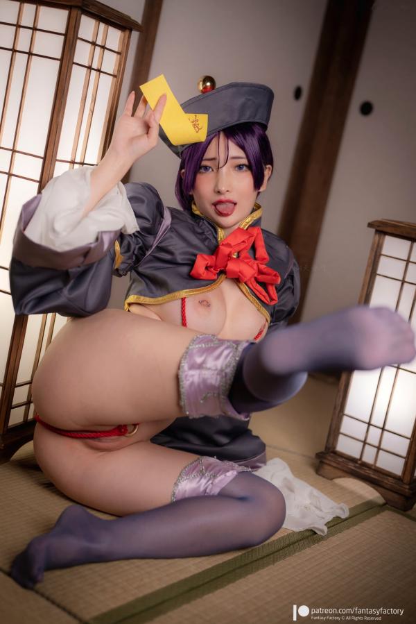    Fantasy Factory 小丁Ding僵尸娘Cosplay，赖光角色扮演，极致诱惑大尺度私房写真集第8张图片