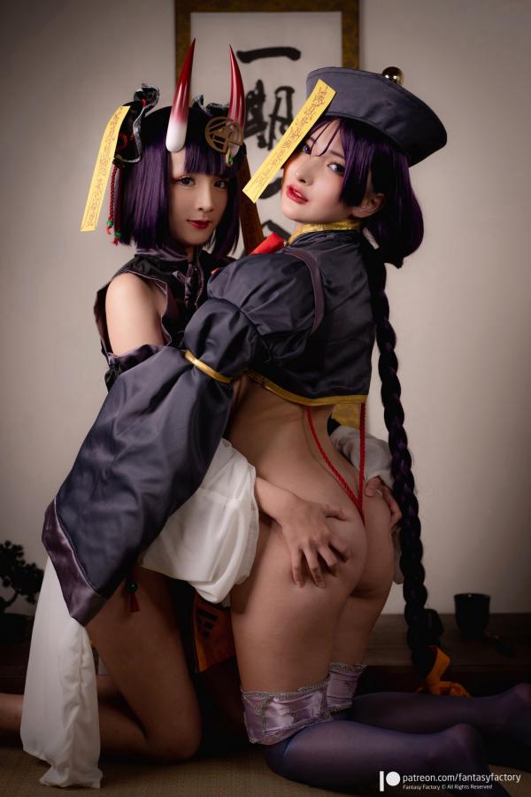    Fantasy Factory 小丁Ding僵尸娘Cosplay，赖光角色扮演，极致诱惑大尺度私房写真集第21张图片