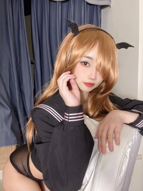    鬼畜瑶 - 小恶魔COSPLAY私房照，性感内衣与黑丝诱惑，展现极致迷人魅力 [61P]第5张图片