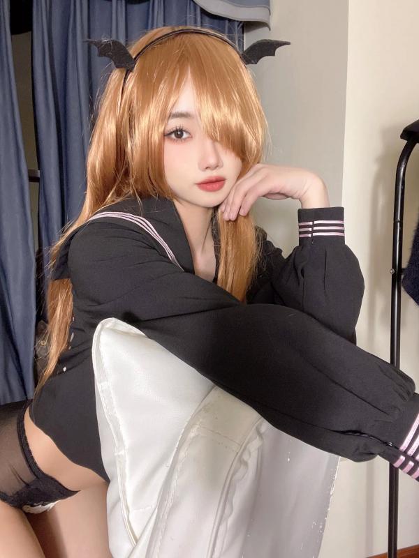    鬼畜瑶 - 小恶魔COSPLAY私房照，性感内衣与黑丝诱惑，展现极致迷人魅力 [61P]第7张图片