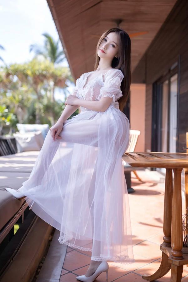    杏子 - 花期 白色蕾丝内衣私房照 居家清纯性感诱惑高清写真大赏 [105P]第11张图片