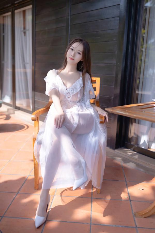    杏子 - 花期 白色蕾丝内衣私房照 居家清纯性感诱惑高清写真大赏 [105P]第12张图片