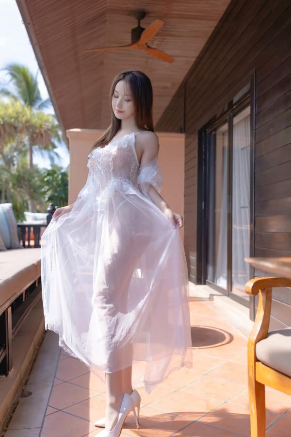    杏子 - 花期 白色蕾丝内衣私房照 居家清纯性感诱惑高清写真大赏 [105P]第17张图片