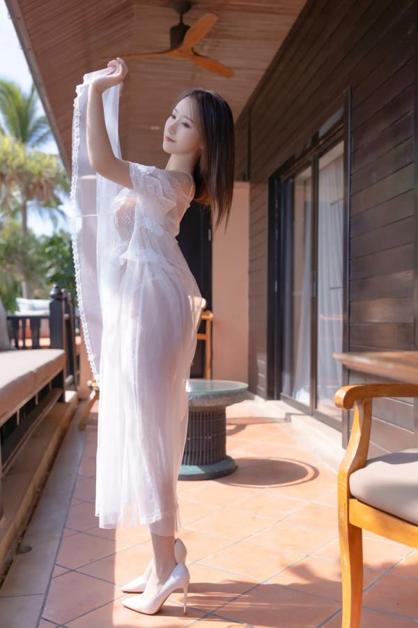    杏子 - 花期 白色蕾丝内衣私房照 居家清纯性感诱惑高清写真大赏 [105P]第18张图片