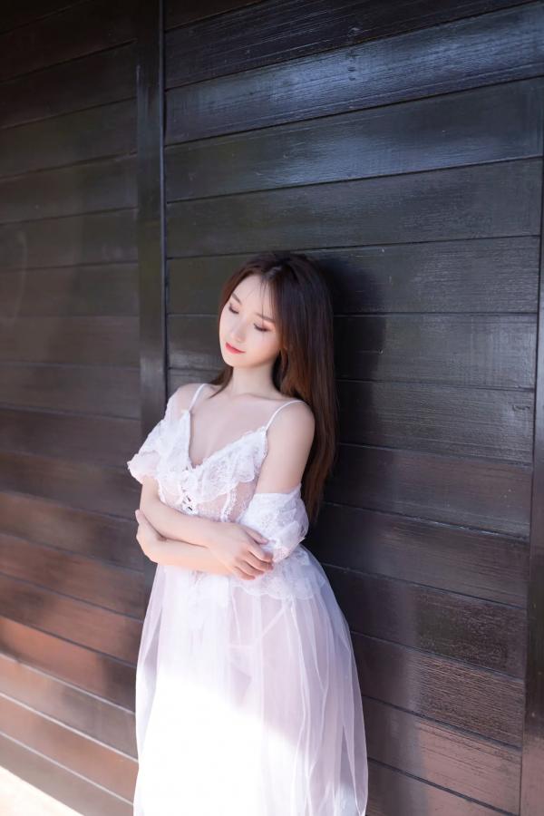    杏子 - 花期 白色蕾丝内衣私房照 居家清纯性感诱惑高清写真大赏 [105P]第20张图片