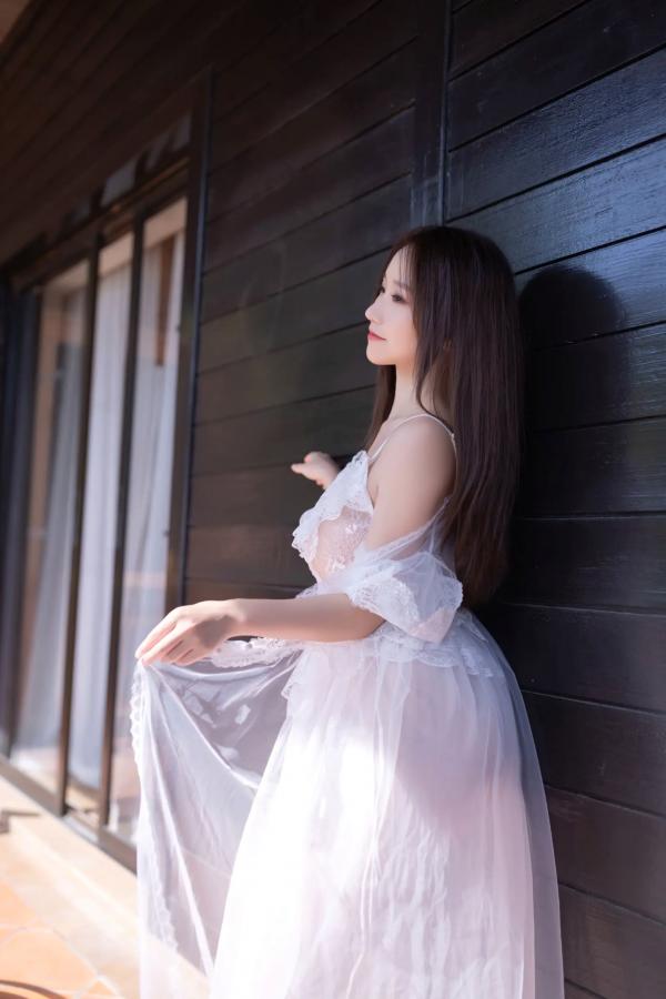    杏子 - 花期 白色蕾丝内衣私房照 居家清纯性感诱惑高清写真大赏 [105P]第23张图片