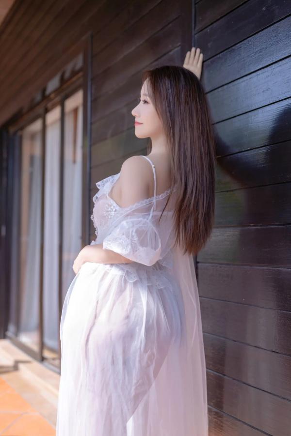    杏子 - 花期 白色蕾丝内衣私房照 居家清纯性感诱惑高清写真大赏 [105P]第24张图片