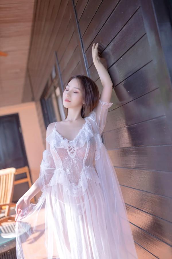    杏子 - 花期 白色蕾丝内衣私房照 居家清纯性感诱惑高清写真大赏 [105P]第30张图片