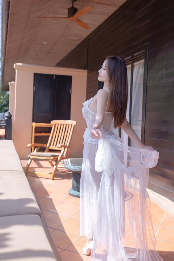    杏子 - 花期 白色蕾丝内衣私房照 居家清纯性感诱惑高清写真大赏 [105P]第32张图片