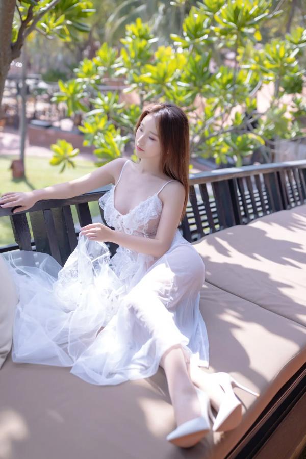    杏子 - 花期 白色蕾丝内衣私房照 居家清纯性感诱惑高清写真大赏 [105P]第34张图片