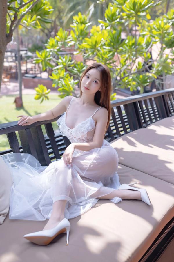    杏子 - 花期 白色蕾丝内衣私房照 居家清纯性感诱惑高清写真大赏 [105P]第35张图片