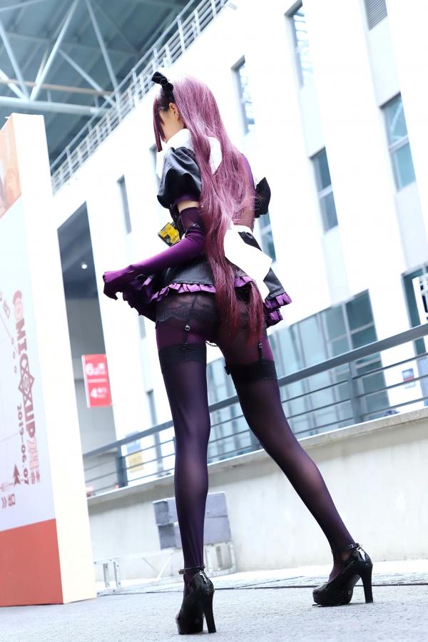    《黑色系cos兔女郎制服诱惑，户外黑丝长腿唯美写真 [136P]》第2张图片