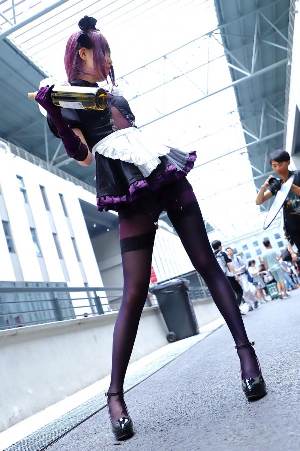    《黑色系cos兔女郎制服诱惑，户外黑丝长腿唯美写真 [136P]》第22张图片