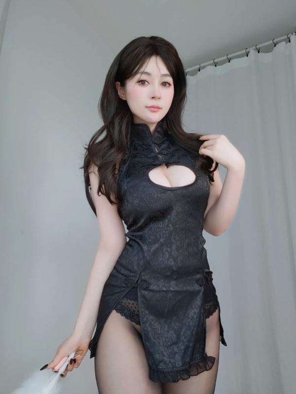    Coser小姐姐白银 兔耳私房写真：纯欲毛衣与暗黑机能风角色扮演，性感诱惑视觉盛宴[46P]第42张图片