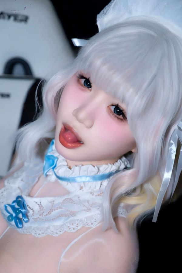    柒柒要乖哦：极致纯白洋娃娃COSPLAY角色扮演，丝袜诱惑与唯美私房写真合集 [87P]第32张图片