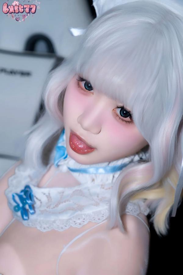    柒柒要乖哦：极致纯白洋娃娃COSPLAY角色扮演，丝袜诱惑与唯美私房写真合集 [87P]第33张图片