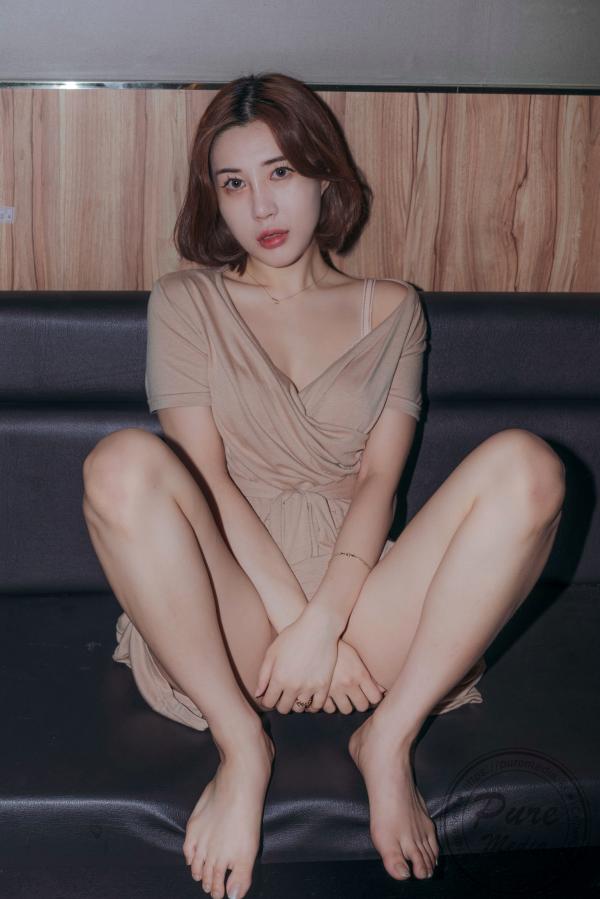    韩国美女Dohee大胆私密写真：肉色连衣裙诱惑，蕾丝尽显极致性感与大尺度风采 - Pure Media 280第10张图片