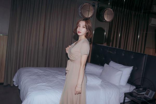    韩国美女Dohee大胆私密写真：肉色连衣裙诱惑，蕾丝尽显极致性感与大尺度风采 - Pure Media 280第34张图片