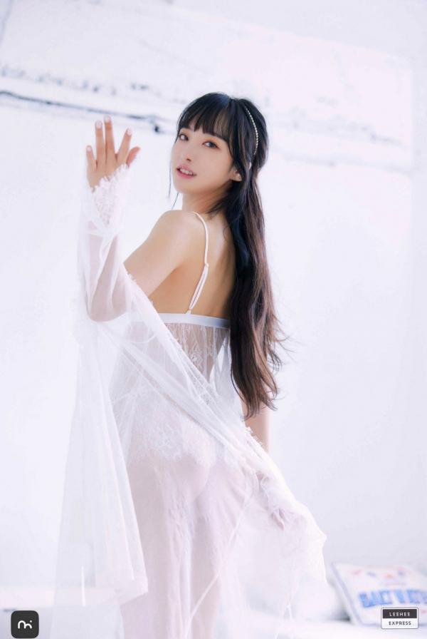    韩国美女-HaNari-轻透白纱私房写真-纯欲蕾丝诱惑-LEEHEE-EXPRESS-LEHF-152第33张图片