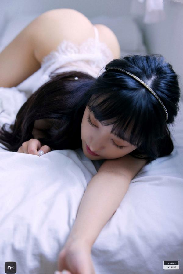    韩国美女-HaNari-轻透白纱私房写真-纯欲蕾丝诱惑-LEEHEE-EXPRESS-LEHF-152第42张图片