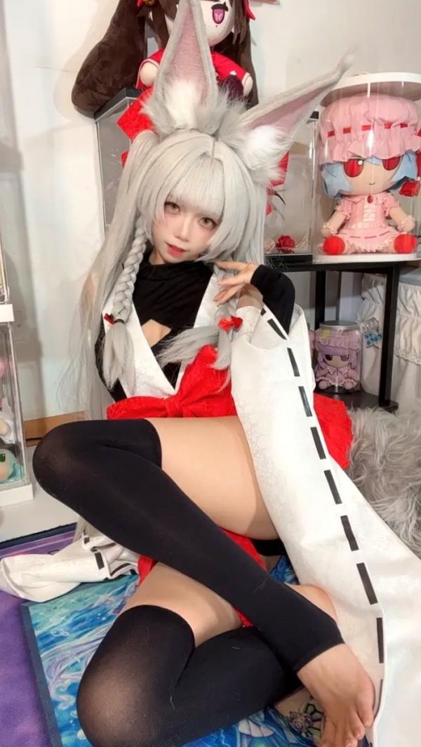    白栎Shirly - 朝凪 Asanagi 二次元动漫风cosplay狐耳萌娘手办房私房写真第11张图片
