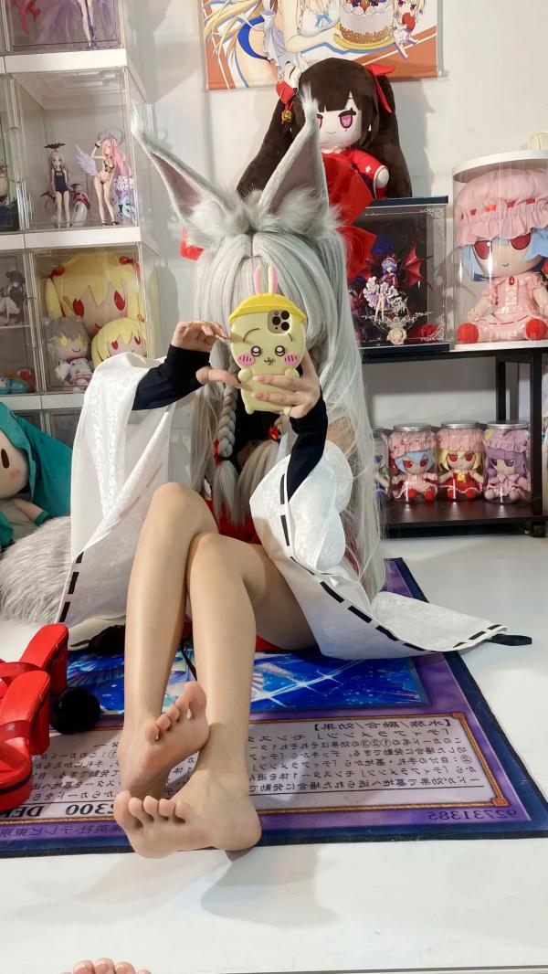    白栎Shirly - 朝凪 Asanagi 二次元动漫风cosplay狐耳萌娘手办房私房写真第36张图片