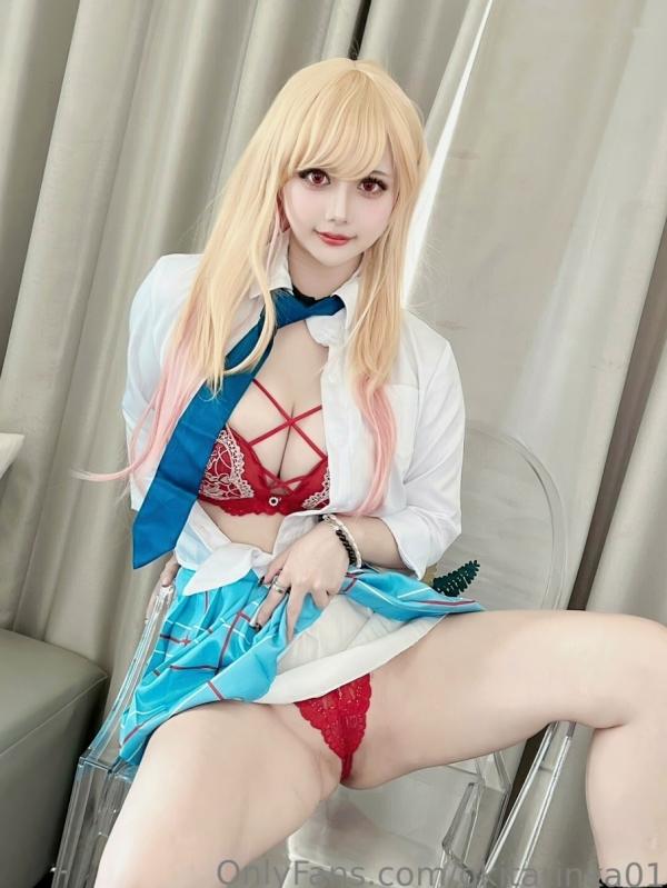    冲田凛花Okita Rinka更衣人偶喜多川海梦Cosplay，性感金发JK校服私房大尺度写真，极致诱惑视享第12张图片