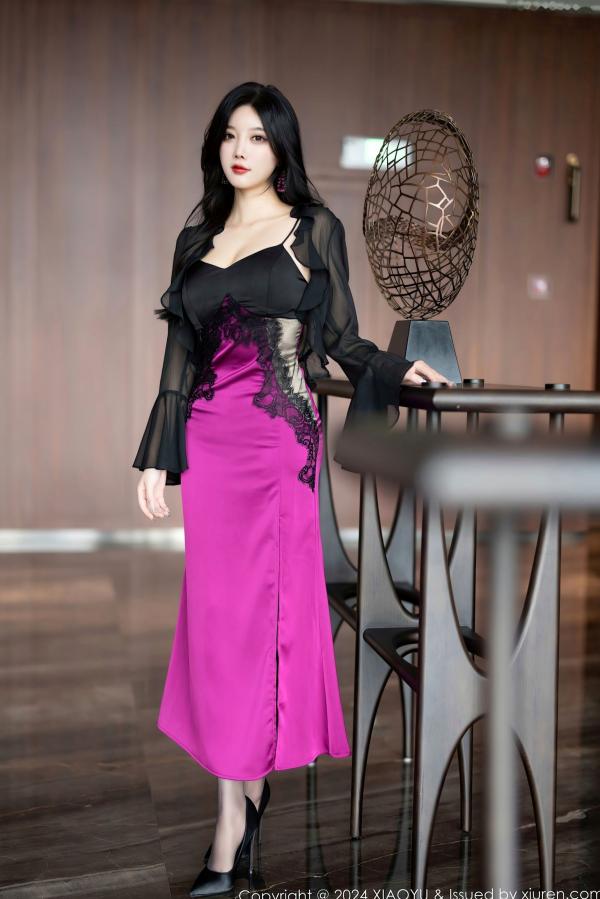杨晨晨 sugar小甜心CC  XiaoYu语画界-1192-杨晨晨Yome-极致黑蕾丝情趣内衣私房照-迷人黑丝高跟诱惑-2024.01.26 - 无圣光大尺度唯美写真第1张图片