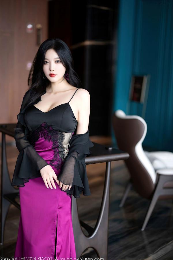 杨晨晨 sugar小甜心CC  XiaoYu语画界-1192-杨晨晨Yome-极致黑蕾丝情趣内衣私房照-迷人黑丝高跟诱惑-2024.01.26 - 无圣光大尺度唯美写真第2张图片