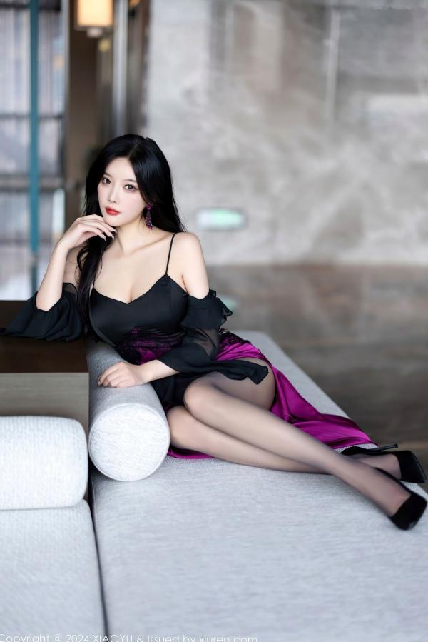 杨晨晨 sugar小甜心CC  XiaoYu语画界-1192-杨晨晨Yome-极致黑蕾丝情趣内衣私房照-迷人黑丝高跟诱惑-2024.01.26 - 无圣光大尺度唯美写真第12张图片