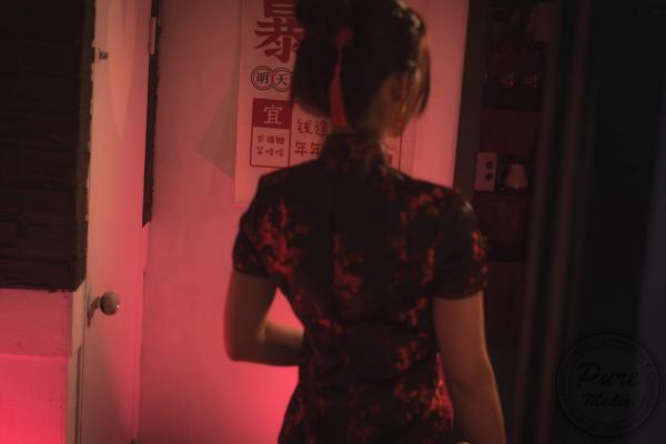    韩国美女Yeha-花样年华艺术写真-旗袍与红丝带的诱惑-Pure Media私房照-性感女神精品摄影第1张图片
