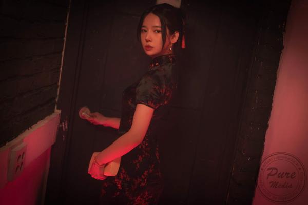    韩国美女Yeha-花样年华艺术写真-旗袍与红丝带的诱惑-Pure Media私房照-性感女神精品摄影第6张图片