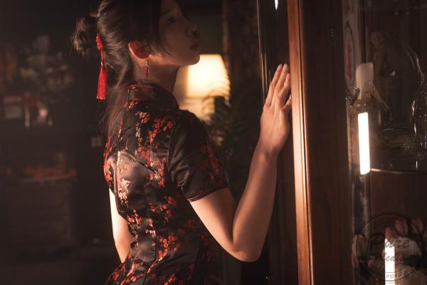    韩国美女Yeha-花样年华艺术写真-旗袍与红丝带的诱惑-Pure Media私房照-性感女神精品摄影第9张图片