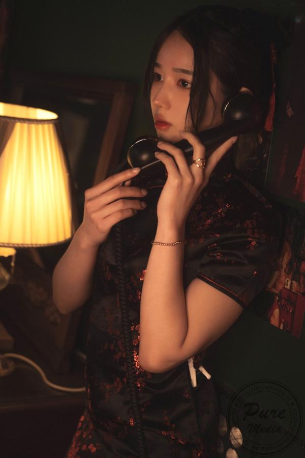    韩国美女Yeha-花样年华艺术写真-旗袍与红丝带的诱惑-Pure Media私房照-性感女神精品摄影第21张图片