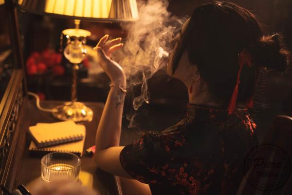    韩国美女Yeha-花样年华艺术写真-旗袍与红丝带的诱惑-Pure Media私房照-性感女神精品摄影第186张图片