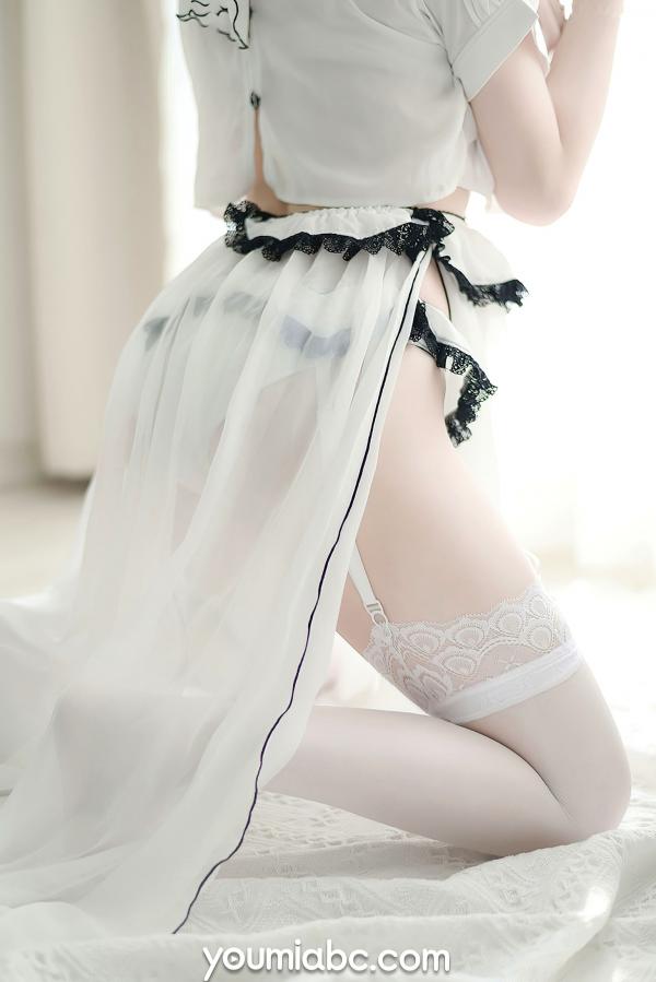    YouMi尤蜜-2020.11.10-甜椒妙妙mio-《圣洁修女》纯美修女装私房照，清纯角色扮演白丝诱惑第19张图片