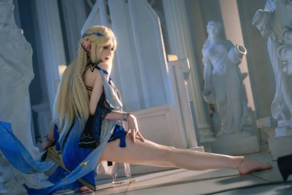   阿薰kaOri卡提希娅：精致精灵Cosplay幻想大片，空灵女神降临，极致性感角色扮演[133P]第8张图片