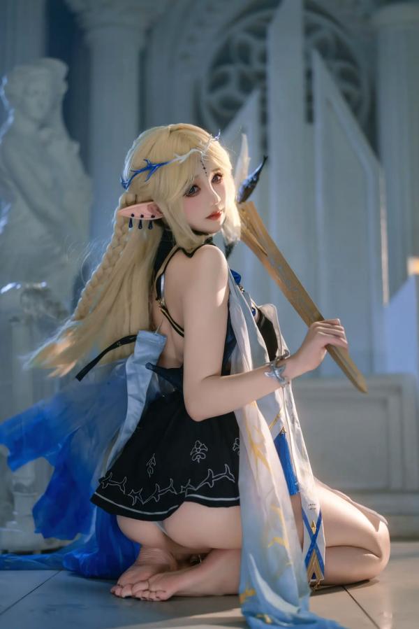    阿薰kaOri卡提希娅：精致精灵Cosplay幻想大片，空灵女神降临，极致性感角色扮演[133P]第10张图片