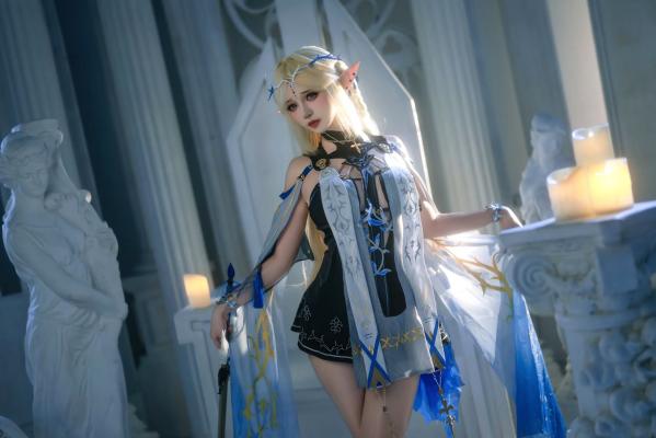    阿薰kaOri卡提希娅：精致精灵Cosplay幻想大片，空灵女神降临，极致性感角色扮演[133P]第12张图片