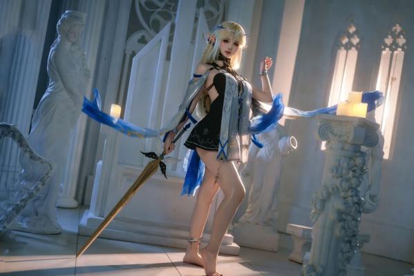    阿薰kaOri卡提希娅：精致精灵Cosplay幻想大片，空灵女神降临，极致性感角色扮演[133P]第23张图片