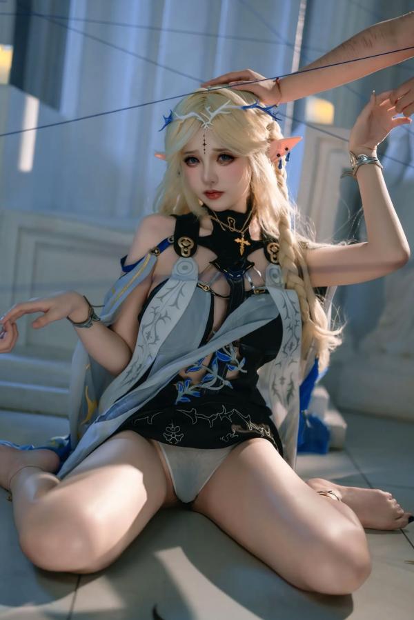    阿薰kaOri卡提希娅：精致精灵Cosplay幻想大片，空灵女神降临，极致性感角色扮演[133P]第24张图片