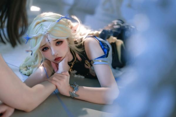    阿薰kaOri卡提希娅：精致精灵Cosplay幻想大片，空灵女神降临，极致性感角色扮演[133P]第33张图片