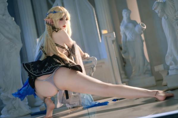    阿薰kaOri卡提希娅：精致精灵Cosplay幻想大片，空灵女神降临，极致性感角色扮演[133P]第90张图片